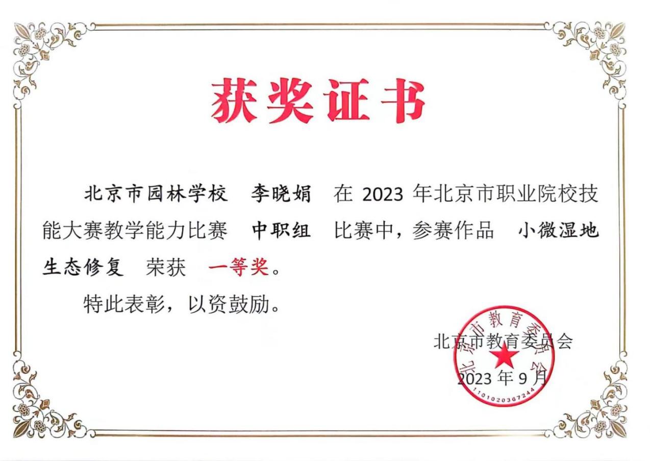 教学能力比赛一等奖