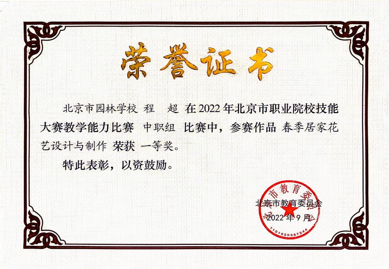 2022北京市教学能力比赛一等奖